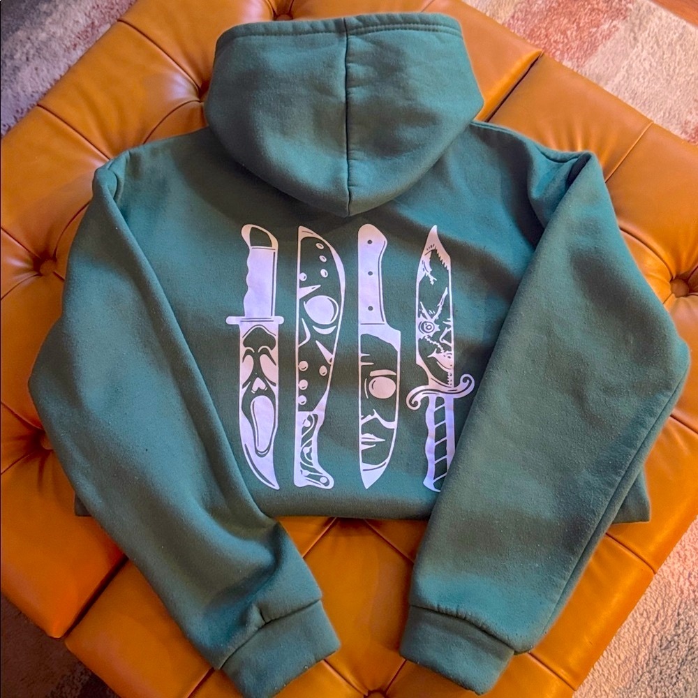 Green Horror Graphic Hoodie 🔪